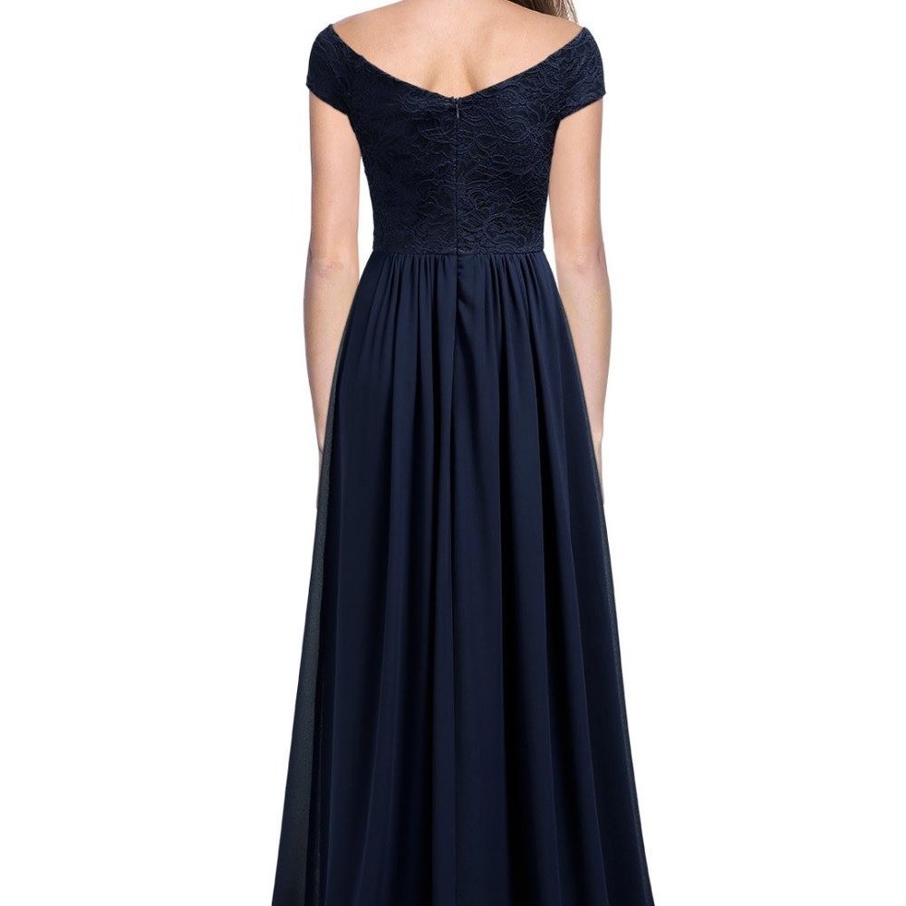 NWT Women's off-shoulder Maxi Dress - Picture 5 of 9
